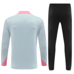 Conjunto de Treino PSG Jaqueta+Calça Cinza/Rosa 2024/25