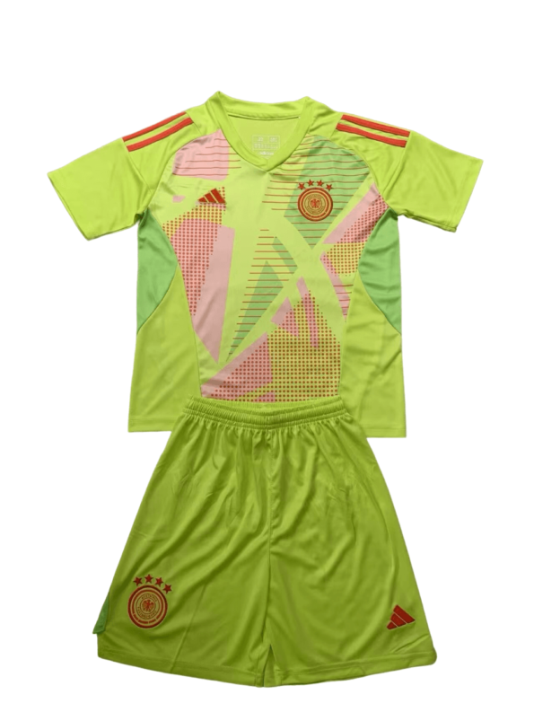 Kit Infantil Alemanha Verde Goleiro 2024/25 Unissex