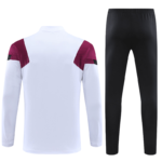 Conjunto de Treino PSG Jaqueta + Calça Branco/Vinho/Preta 2021/22