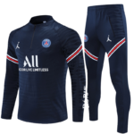 Conjunto de Treino PSG Jaqueta+Calça Azul Escuro 2021/22