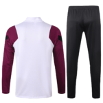 Conjunto de Treino PSG Jaqueta + Calça Branca/Vinho/Preta 2021/22