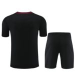 Conjunto de Treino PSG Camisa Preta + Bermuda Preta 2024/25