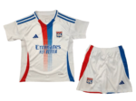 Kit Infantil Lyon Home I Branca 2024/25 Unissex