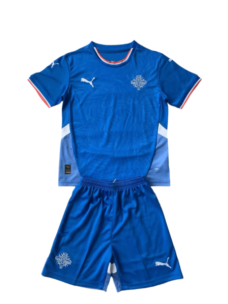 Kit Infantil Islândia Azul Home I 2024/25 Unissex