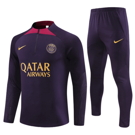 Conjunto de Treino PSG Jaqueta Roxo + Calça Roxo 2023/24