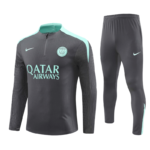Conjunto de Treino PSG Jaqueta Cinza + Calça Cinza 2024/25