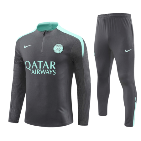 Conjunto de Treino PSG Jaqueta Cinza + Calça Cinza 2024/25