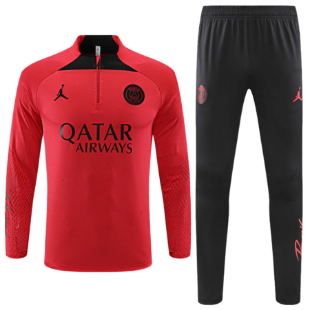Conjunto de Treino PSG Jaqueta+Calça Vermelha 2022/23