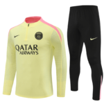 Conjunto de Treino PSG Jaqueta+Calça Amarelo/Rosa 2024/25