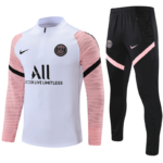Conjunto de Treino PSG Jaqueta Branca+ Calça Preta 2021/22