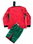 Kit Infantil Portugal Manga Longa Vermelha 2024 Unissex