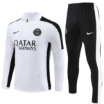Conjunto de Treino PSG Jaqueta Branca+ Calça Preta 2023/24
