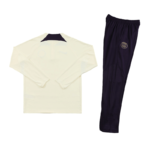 Conjunto de Treino PSG Jaqueta Bege + Calça Preta 2023/24