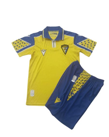 Kit Infantil Cádiz Amarela I Home 2024/25 Unissex