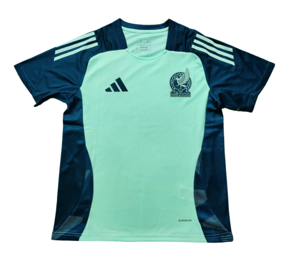 Camisa México Azul/Verde Treino 2024/25 Masculina