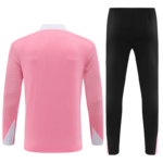 Conjunto de Treino PSG Jaqueta+Calça Rosa/Preta 2024/25