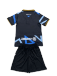 Kit Infantil Club Brugge Preta/Azul 2024/25 Unissex