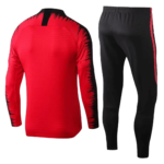Conjunto de Treino PSG Jaqueta Vermelha+ Calça Preta  2018/19