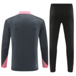 Conjunto de Treino PSG Jaqueta + Calça Cinza/Rosa 2024/25