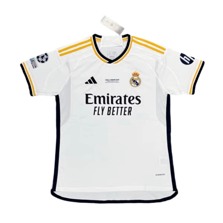 Camisa Real Madrid Branca I Final UCL 2024/25 Masculina