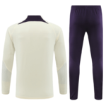 Conjunto de Treino PSG Jaqueta Bege + Calça Preta 2023/24