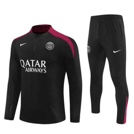 Conjunto de Treino PSG Jaqueta+ Calça Preta 2024/25