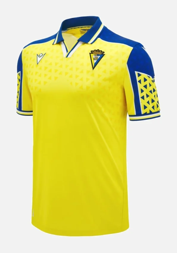 Camisa Cádiz Amarela Home 2024/25 Masculina