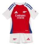 Kit Infantil Arsenal Home I Branca 2024/25 Unissex