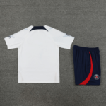 Conjunto de Treino PSG Camisa Branca+ Bermuda Azul 2022/23