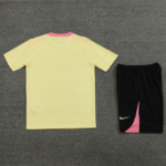 Conjunto de Treino PSG Camisa Amarelo + Bermuda Preto 202/25