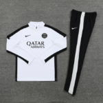 Conjunto de Treino PSG Jaqueta Branca+ Calça Preta 2023/24