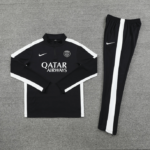 Conjunto de Treino PSG Jaqueta + Calça Preta 2023/24