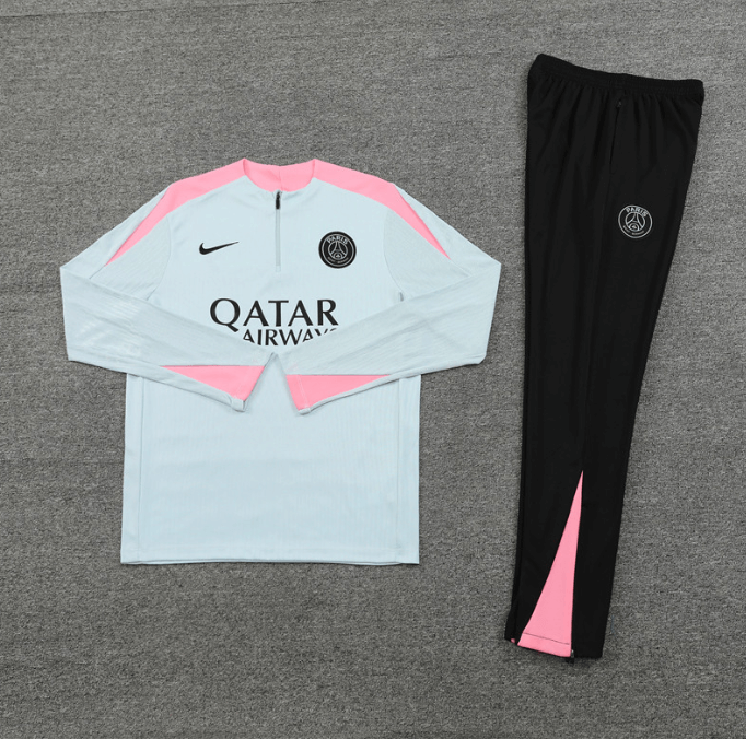 Casaco Camisa De Treino Psg Rosa Conjunto De Treino PSG Jaqueta+
