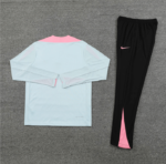 Conjunto de Treino PSG Jaqueta+Calça Cinza/Rosa 2024/25