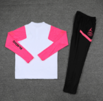 Conjunto de Treino PSG Jaqueta+Calça Rosa/Branco 2021/22