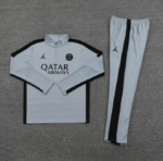 Conjunto de Treino PSG Jaqueta+Calça Cinza 2023/24