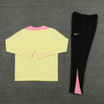 Conjunto de Treino PSG Jaqueta+Calça Amarelo/Rosa 2024/25