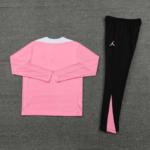 Conjunto de Treino PSG Jaqueta+Calça Rosa/Preta 2024/25