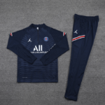 Conjunto de Treino PSG Jaqueta+Calça Azul Escuro 2021/22