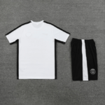 Conjunto de Treino PSG Camisa Branca + Bermuda Preto 2023/24