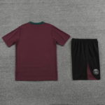 Conjunto de Treino PSG Camisa Vinho+ Bermuda Preto 2024/25