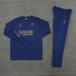 Conjunto de Treino PSG Jaqueta+Calça Azul Escuro 2023/24