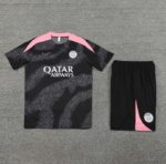 Conjunto de Treino PSG Camisa Cinza+ Bermuda Cinza 2024/25