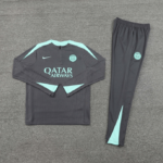 Conjunto de Treino PSG Jaqueta Cinza + Calça Cinza 2024/25