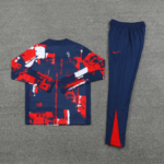 Conjunto de Treino PSG Jaqueta + Calça Vermelha/Azul 2024/25