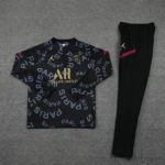 Conjunto de Treino PSG Jaqueta + Calça Preta Paris 2021/22