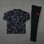 Conjunto de Treino PSG Jaqueta + Calça Preta Paris 2021/22