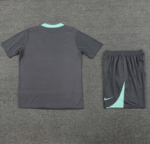 Conjunto de Treino PSG Camisa + Bermuda Cinza/Azul 2024/25