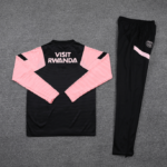 Conjunto de Treino PSG Jaqueta + Calça Preta/Rosa 2021/22