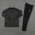 Conjunto de Treino PSG Jaqueta + Calça Preta/Amarela 2022/23